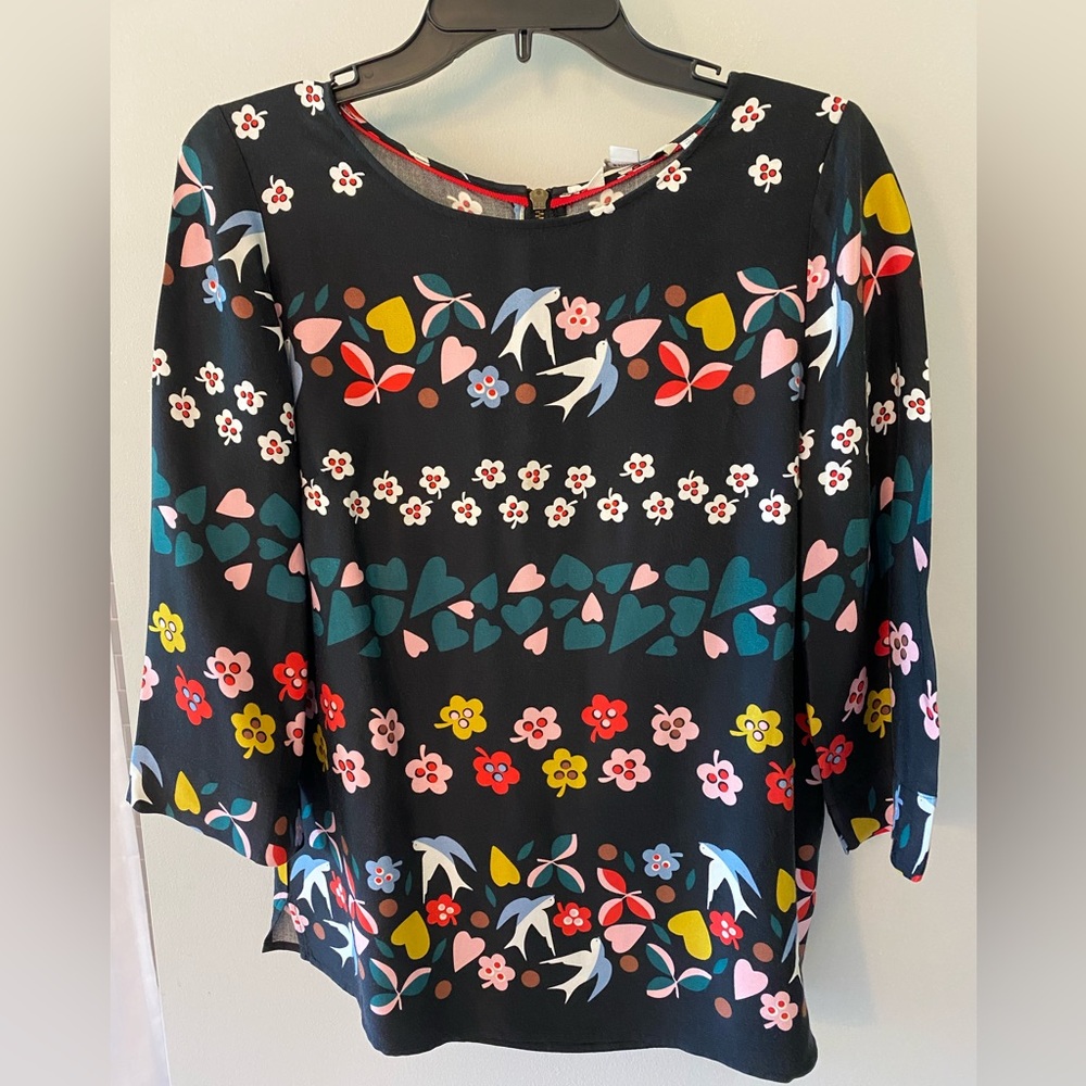 Boden Aria Folklore blouse size UK12 US 8